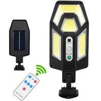 Вуличний світильник на сонячній батареї з датчиком руху Street Light HS-801 Автономний вуличний ліхтар