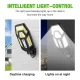 Вуличний світильник на сонячній батареї з датчиком руху Street Light HS-801 Автономний вуличний ліхтар