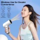 Компактний акумуляторний фен для сушіння та укладання волосся Hair Dryer 2600 mAh Бездротовий фен потужністю