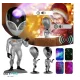 Багатокольорова лампа-проектор зоряного неба STAR PROJECTOR NIGHT LIGHT ALIENSUN Проектор у вигляді Інопланетянина