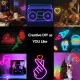 Світлодіодна силіконова стрічка з керуванням від телефону Neon Strip 3м Гнучка світлодіодна стрічка RGB