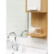 Настільний органайзер для ватяних дисків та ватних паличок Органайзер для зберігання косметики та предметів макіяжу