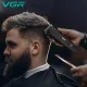 Професійний набір для стрижки волосся VGR V-640 Машинка та триммер з дисплеєм та насадками