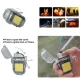 Електроімпульсна запальничка з ліхтариком та USB зарядкою ARC Lighter 209 Запальничка в прозорому корпусі