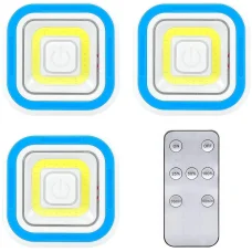 Набір із 3 світлодіодних настінних світильників з пультом Light Remote Control  Настінні світильники для дому
