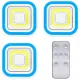 Набір із 3 світлодіодних настінних світильників з пультом Light Remote Control Настінні світильники для дому