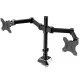 Кронштейн кріплення на два монітори Z022 17-33 дюйми Похило-поворотний кронштейн Чорний