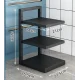 Стелаж-полиця для каструль та сковорідок Kitchen shelf Універсальна полиця на 3 рівня для дому 42х26.5х22 см
