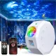 Музичний нічник-проектор зоряного неба з пультом Galaxy Projector Light KX-668RF 20 режимів підсвічування