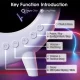 Кольорова настільна Bluetooth-колонка G69 Pro LED Lyrics Лампа-нічник з колонкою та RGB підсвічуванням