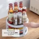 Кухонний обертовий органайзер-стійка для спецій Rotating Organizer 360° Поворотний органайзер для приправ
