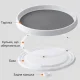 Кухонний обертовий органайзер-стійка для спецій Rotating Organizer 360° Поворотний органайзер для приправ