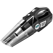 Пилосос автомобільний 4в1 Car Mounted Vacuum Cleaner 120Вт Чорний Потужний пилосос з компресором та ліхтариком