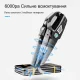 Пилосос автомобільний 4в1 Car Mounted Vacuum Cleaner 120Вт Чорний Потужний пилосос з компресором та ліхтариком