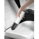 Універсальний акумуляторний пилосос для прибирання будинку та в авто VACUUM CLEANER Білий Портативний ручний пилосос
