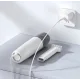 Універсальний акумуляторний пилосос для прибирання будинку та в авто VACUUM CLEANER Білий Портативний ручний пилосос