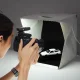 Світловий фотобокс для предметної фотозйомки з верхнім люком подвійним підсвічуванням LIGHT ROOM Білий 40 x 40см