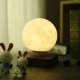 Настільний магнітний 3D світильник-нічник Місяць 14 см із сенсорним керуванням Magnetic Moon Lightt Model 2