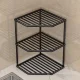 Універсальна трирівнева кутова полиця для кухні Dish Rack for Kitchen Чорна Кутова полиця для посуду