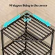 Універсальна трирівнева кутова полиця для кухні Dish Rack for Kitchen Чорна Кутова полиця для посуду