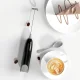 Портативний капучинатор з підставкою та роботою від батарейок Milk Frother Бездротовий спінювач для молока