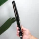 Плойка випрямляч для волосся з регулюванням температури Geemy GM-416 Чорний Праска з керамічним покриттям