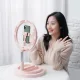 Кільцева LED лампа 29 см з кріпленням для телефону та штативом LAMP JM-01 Світлодіодне кільце на штативі