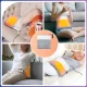 Портативна фланелева грілка для ніг з електричним підігрівом Foot warmer Килимок з USB підігрівом