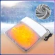 Портативна фланелева грілка для ніг з електричним підігрівом Foot warmer Килимок з USB підігрівом