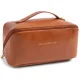 Жіноча дорожня косметичка на блискавці Makeup bag XL-980 Коричнева Органайзер для жіночої косметики