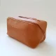 Жіноча дорожня косметичка на блискавці Makeup bag XL-980 Коричнева Органайзер для жіночої косметики