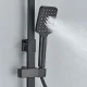 Многофункціональний душовий змішувач для ванної кімнати Shower AA7-12 Чорний Душова система для ванної