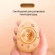 Самозігріваюча грілка для рук з USB-зарядкою Бежева AA21-1 Грелка кишенькова електрична портативна