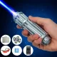 Лазерна указка з різними насадками у пластиковому кейсі LASER B017 Потужний лазер із синім променем
