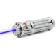 Лазерна указка з різними насадками у пластиковому кейсі LASER B017 Потужний лазер із синім променем