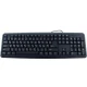 Класична провідна комп'ютерна безшумна клавіатура на 104 клавіші Keyboard TC-01 Чорна