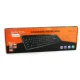 Класична провідна комп'ютерна безшумна клавіатура на 104 клавіші Keyboard TC-01 Чорна