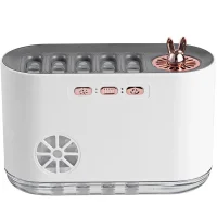 Зволожувач повітря з LED RGB підсвічуванням та пультом Aroma Humidifier Білий Зволожувач повітря з ароматизацією