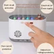 Зволожувач повітря з LED RGB підсвічуванням та пультом Aroma Humidifier Білий Зволожувач повітря з ароматизацією