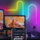 Світлодіодна неонова USB стрічка з керуванням від телефону SFK-11 Bluetooth Гнучка світлодіодна стрічка RGB 5м