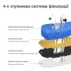 Автоматичний питний фонтан напувалка для котів та собак на 2.2 л з фільтром NPET FT666 Прозоро-чорний
