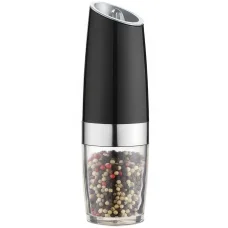 Електричний млин для солі та перцю Spice Bottle Electronic Black Електромлин подрібнювач для спецій