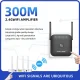 Універсальний роутер-підсилювач сигналу Wi-Fi ретранслятор з 2 антена PIX-LINK LV-WR53Q Чорний 2.4 ГГц