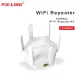 Універсальний роутер-підсилювач сигналу Wi-Fi ретранслятор з 6 антенами PIX-LINK LV-WR56T Білий 2.4 ГГц