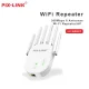 Універсальний роутер-підсилювач сигналу Wi-Fi ретранслятор з 6 антенами PIX-LINK LV-WR60T Білий 2.4 ГГц