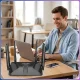 Високошвидкісний Wi-Fi роутер маршрутизатор з 6 антенами LV-WR50Q 300 Мбіт/с 2.4 ГГц Чорний