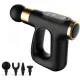Портативний ручний масажер пістолет із 4 насадками Fascial Gun HB-007 Масажний перкусійний пістолет