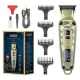 Акумуляторна машинка для стрижки волосся з дисплеєм VGR V-901 Тример для стрижки та окантування бороди