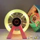 Акумуляторний нічник-Bluetooth колонка з бездротовою зарядкою для телефону та RGB підсвічуванням Карусель L-38B