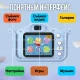 Дитячий цифровий фотоапарат у стильному силіконовому чохлі T14 Блакитний Дитячий фотоапарат на акумуляторі
